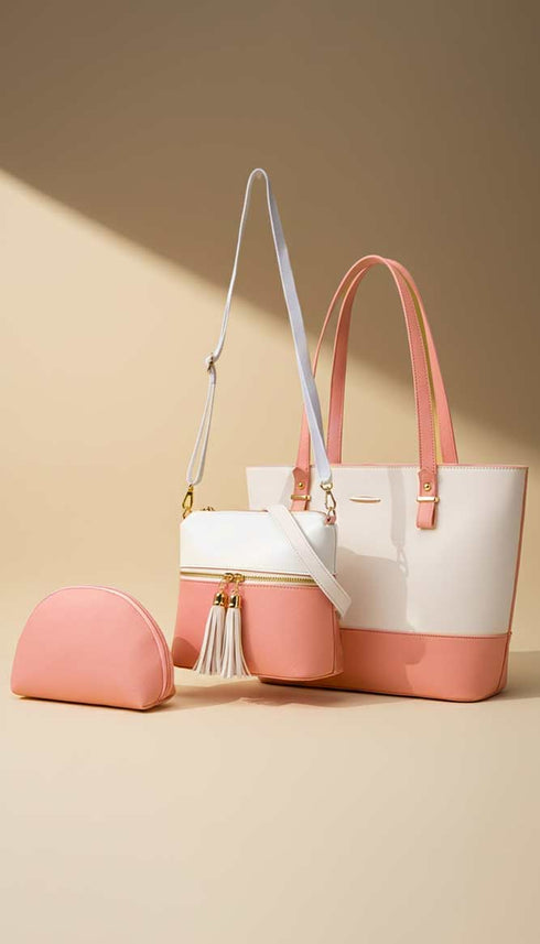Merry Tote (With Crossbody & Pouch)